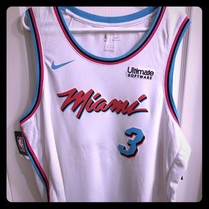Dwyane Wade Miami HEAT Vice City Jersey XXL/2XL